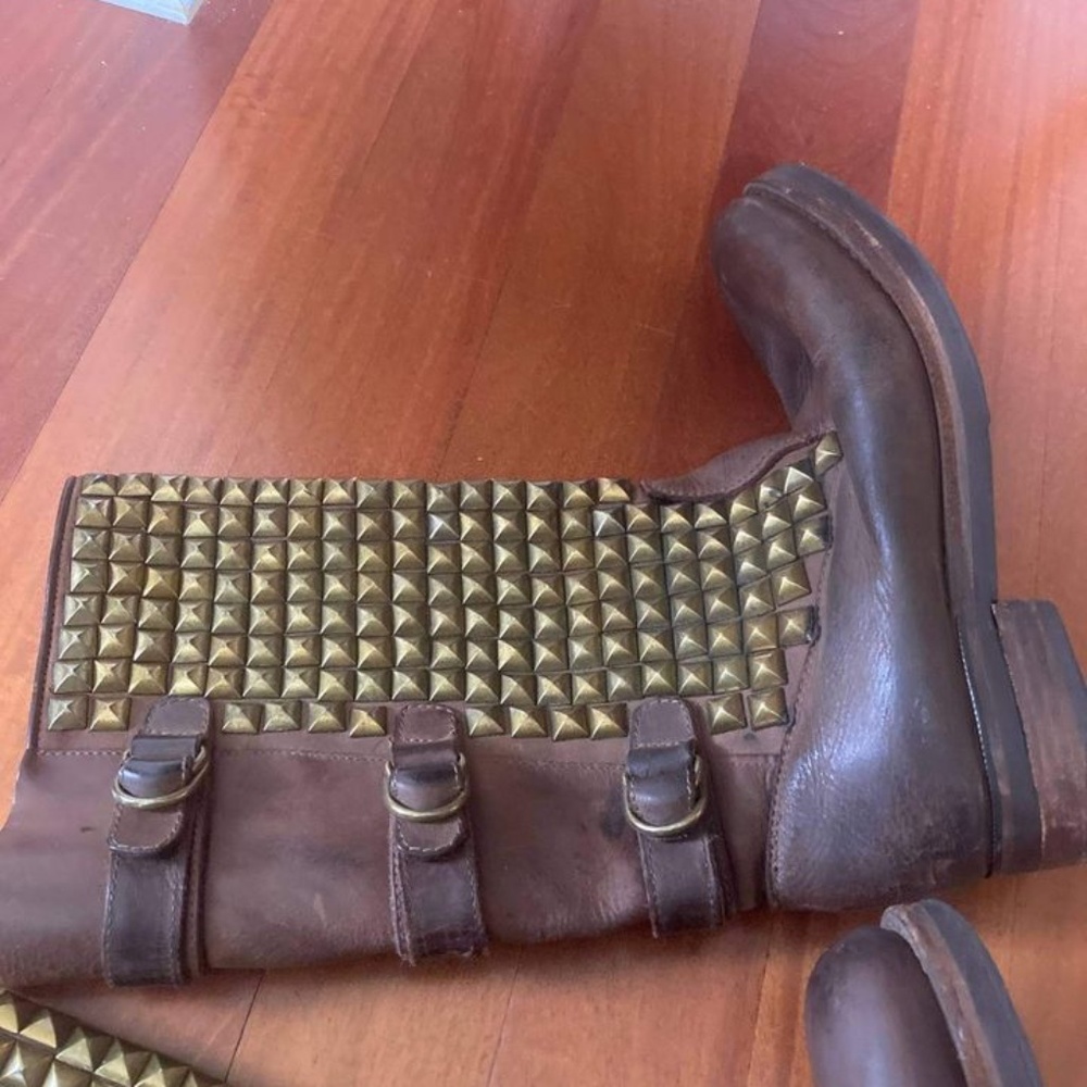 Jeffrey Campbell studded boots